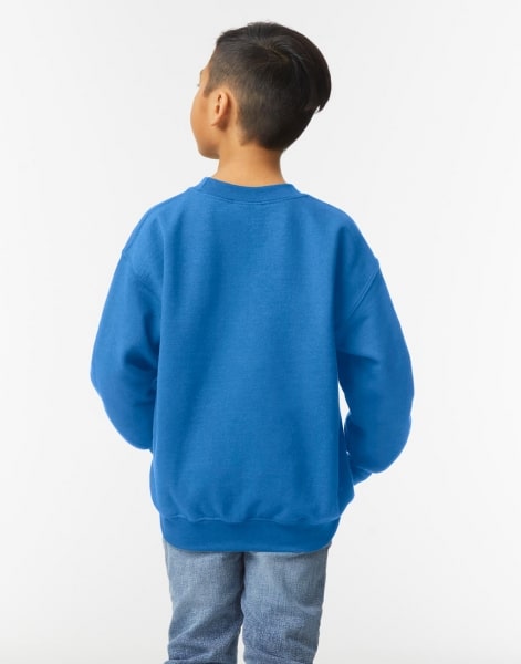 sudadera heavy blend infantil gildan trasera